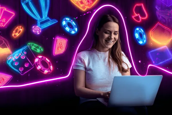 A player using their smartphone during a festive local event, representing JL777’s fully mobile-friendly casino.